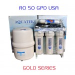 เครื่องกรองน้ำ RO Aquatek GOLD 50 GPD ไส้กรองUSA ทั้งเซต